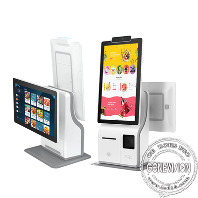 Tipo stampante Touch Ordering Display di codice a barre di riconoscimento di fronte del biglietto a 15,6 pollici