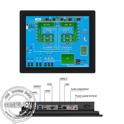 8-24» touch screen monitor industriale dell'affissione a cristalli liquidi di Windows & di Android di Embodded della struttura aperta