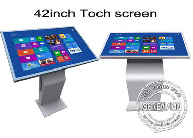 Multi funzione a 42 pollici interamente in una cassa del metallo del cavalletto del chiosco del touch screen di IR
