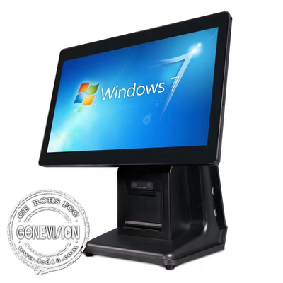 Pagamento Retail Shop POS touch Monitor Codice QR e stampante per self service