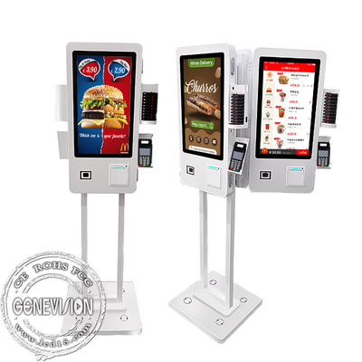 Self service LCD del contrassegno di Wifi Digital con l'analisi dei dati d'esplorazione d'ordinazione di pagamento