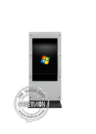 Contrassegno dell'interno tutto di Digital del chiosco del touch screen 1920*1080 del doppio schermo di IPS in un'esposizione del pc