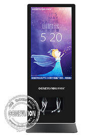 totem dello schermo di pubblicità del contrassegno 55inch di Digital del chiosco della stazione di carico del cellulare di 4K FHD