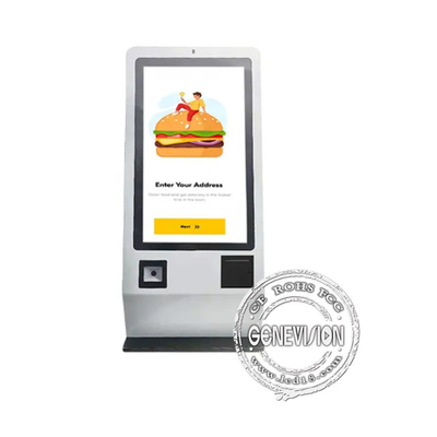 Macchina di pagamento automatica per ristoranti con touch screen da 24 pollici