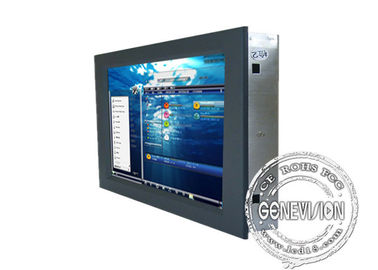 Esposizione a 15 pollici tutta dell'affissione a cristalli liquidi del touch screen del CE multi in un uso dell'interno completo di Hd