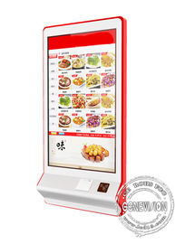 chiosco d'ordinazione automatico di pagamento del touch screen di self service della macchina 32inch per il fast food con il lettore di schede