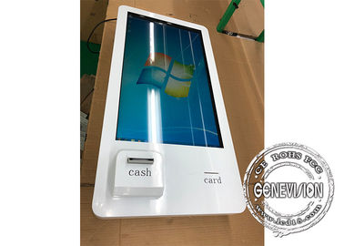 Contanti del touch screen del contrassegno di Digital della catena di negozi di Win10 32inch e terminale infrarossi di pagamento della carta assegni