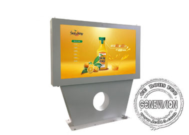 Pubblicità LCD a 85 pollici dell'autostazione dello schermo del grande del cavalletto contrassegno all'aperto impermeabile di Digital