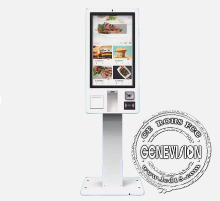 Ristorante fast food self-service Terminal chiosco Ordinazione e pagamento delle bollette Chiosco di stampa