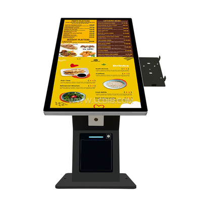 Touch Screen Ristoranti Self-Service Payment Kiosk Corpo in metallo da 21,5 pollici 5S Risposta in tempo
