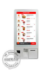 Stampante termica/posizione del nuovo del touch screen di self service chiosco a 32 pollici di pagamento facoltativa