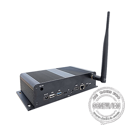 Android Smart TV Box con WiFi/3G/4G. 4K Streaming Media Player e display pubblicitario