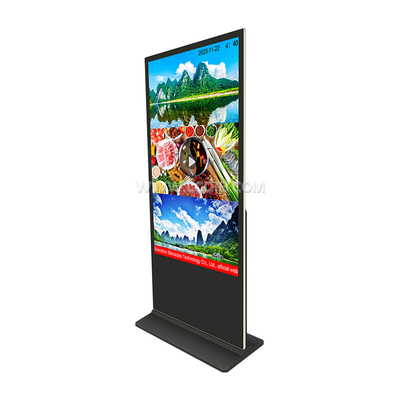 55 pollici PC Android All In One IR PCAP Touch Screen Chiosco Wifi Segnaletica digitale