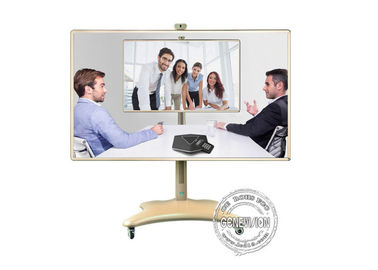 Sistema insito di videoconferenza dell'altoparlante del microfono della macchina fotografica del touch screen del PC interattivo a 86 pollici di lavagna I3 I5 I7 OPS