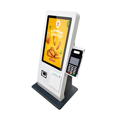 Paga da tavolino di ordine di automazione del terminale di self service del chiosco del ristorante da 15,6 pollici