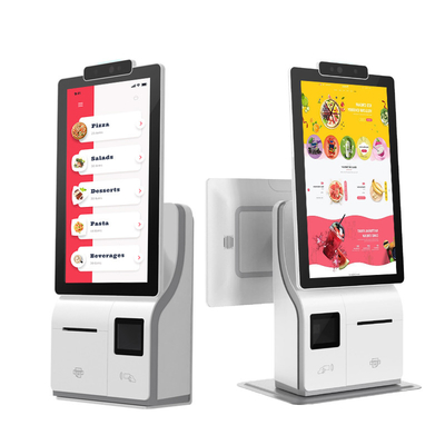Touch screen a 15,6 pollici da tavolino del chiosco self service per ospitalità di ristorazione al dettaglio