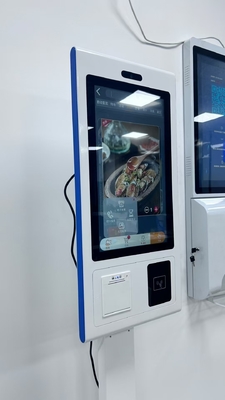 Chiosco di pagamento self-service da 27 pollici Wi-Fi a muro in colore personalizzato per PC o Android