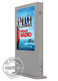 Monitor LCD del totem di pubblicità di Digital del touch screen impermeabile a 55 pollici del contrassegno PCAP