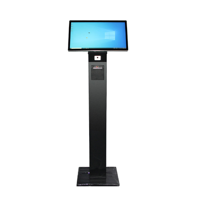 15.6 21.5 32 pollici chiosco di self-order Pubblicità Chiosco touch screen Windows 10 Chiosco touch screen Informazioni Chiosco self-service Chiosco biglietteria con stampante termica e scanner di codice QR