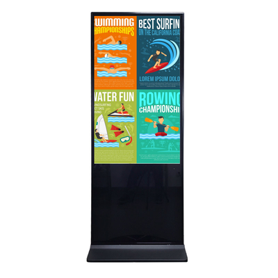 55 pollici Full Black 10 punti IR Touch Screen Chiosco Android Sistema Windows Tutto in Uno
