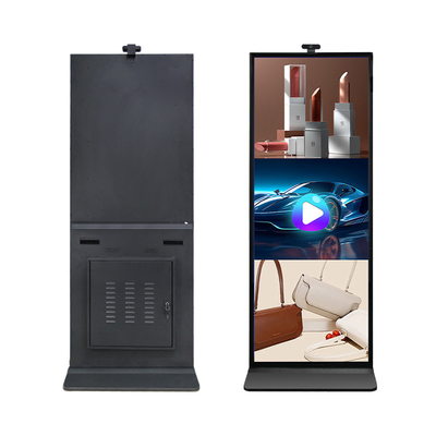 70' Verticale Full Screen 4K IR Touch Screen LCD Chiosco pubblicitario con telecamera