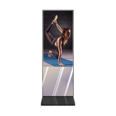43 pollici Totem Magic Mirror Digital Signage con sensore del corpo per il centro fitness