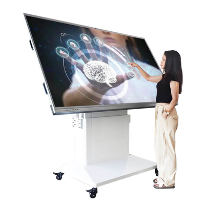 Tavola bianca di sollevamento elettronica 65-101 pollici tocco 4K Riferimento didattico incontro Smart Touch Tavola bianca digitale
