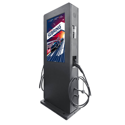 Caricabatterie per veicoli elettrici da 43 pollici Android LCD Chiosco di segnaletica digitale all'aperto 7KW 22KW USA Cina