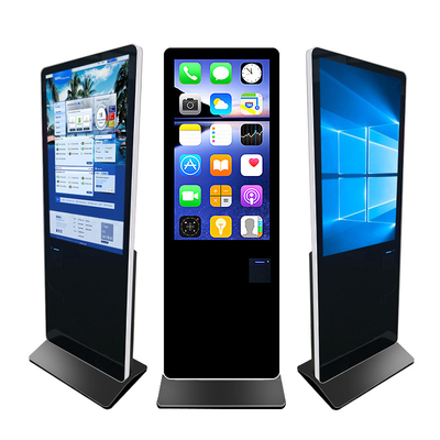43 pollici AI riconoscimento facciale Microfono Fotocamera Stampa Wifi Touch Screen Chiosco