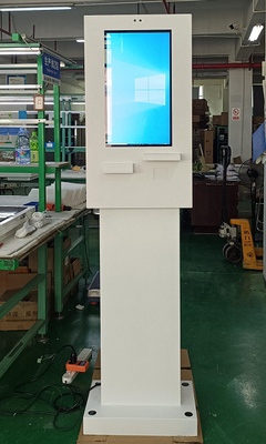 24 pollici Intel i3 Standing Streamline Self Service Kiosk con stampante per transazioni all'aperto