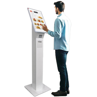 Pronto per la spedizione Macchina di pagamento touch da 21,5 -24 pollici con stand sul centro commerciale