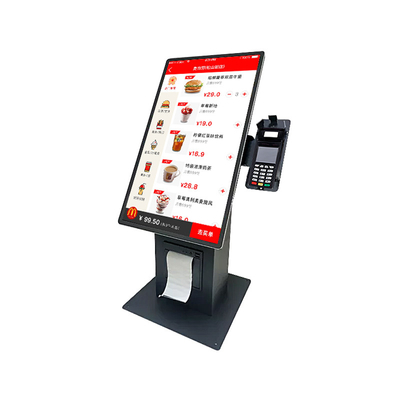 15.6 pollici kiosco POS self-service con touch screen - sistema di ordinazione e pagamento al dettaglio di fast food