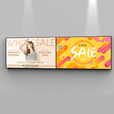 Video Wall LCD Super Slim wifi da 32~55 pollici 1000nit per centri commerciali, segnaletica digitale e display a parete