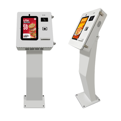 Chiosco self-service per ordinazioni ristorante all'aperto PCAP Touch Screen Chiosco self-service 15,6 pollici Sistema Pos self-service