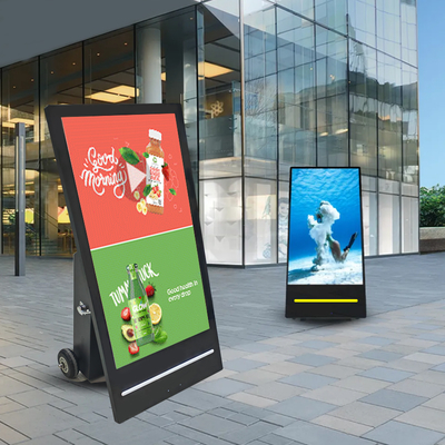 32/43/55 pollici Display mobile portatile Android digitale Totem all'aperto
