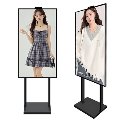 Chiosco pubblicitario digitale con schermo LCD da pavimento ad alta luminosità da 49 pollici
