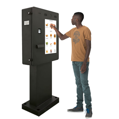 Fotocamera Microfono POS Stampa QR Code Scanner Chiosco di pagamento all'aperto