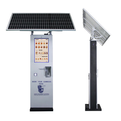 27 pollici a energia solare, impermeabile all'aria aperta, con touch screen, chiosco self-service.
