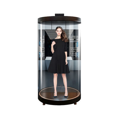 21.5 inch 75 inch Android System AI Technology Mini LED Digital Human Holographic Showcase Pubblicità Chiosco