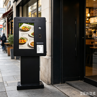 Chiosco self service impermeabile IP65 a 24 pollici con luminosità di 1500 pidocchi per touch screen all'aperto