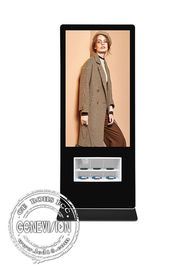 Ingrosso Popolare stand sottile modello 43 pollici display pubblicitario Chiosco Digital Signage Wifi stazione di ricarica cellulare