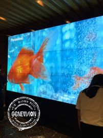 Dell'interno a 55 pollici 0.44mm senza cuciture dell'incastonatura del video della parete di Digital del contrassegno schermo ultra stretto dell'affissione a cristalli liquidi