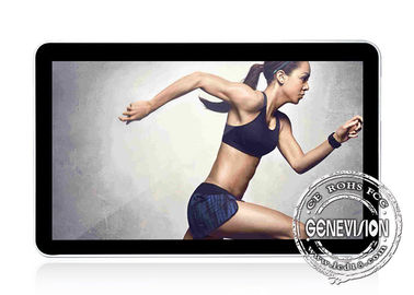 Luminosità a 65 pollici di vittoria 10 4G 400cd/2 dell'esposizione LCD di pubblicità del supporto della parete del PC