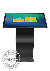 Chiosco interattivo del touch screen di Windows 10 neri a 55 pollici con 5G per la mostra