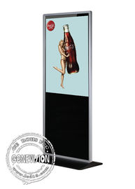 chiosco diritto del touch screen del pavimento 55inch, contrassegno LCD di Digital per la pubblicità del giocatore