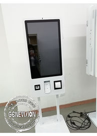 Chioschi terminale 1920 * dell'alimento di pagamento a 32 pollici di self service risoluzione 1080 con la macchina fotografica 5MP