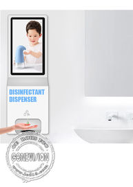 Chiosco del prodotto disinfettante della mano del touch screen di Android del contrassegno di Wifi Digital di pubblicità