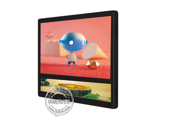 Schermo LCD doppio di pubblicità dell'elevatore di USB del supporto della parete