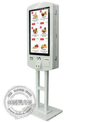 Chiosco self service capacitivo a 32 pollici doppio Macdonalds del touch screen dello schermo Win10
