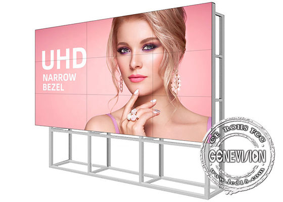 Parete LCD a 55 pollici di DP Daisy Chain dello schermo diviso 4K video